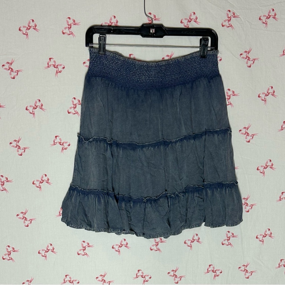 Chic Navy A-Line Skirt